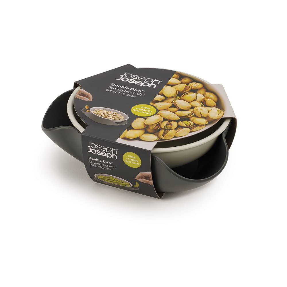 joseph-joseph-double-dish-servierschale-f-r-oliven-n-sse-grau-pistazie image 2