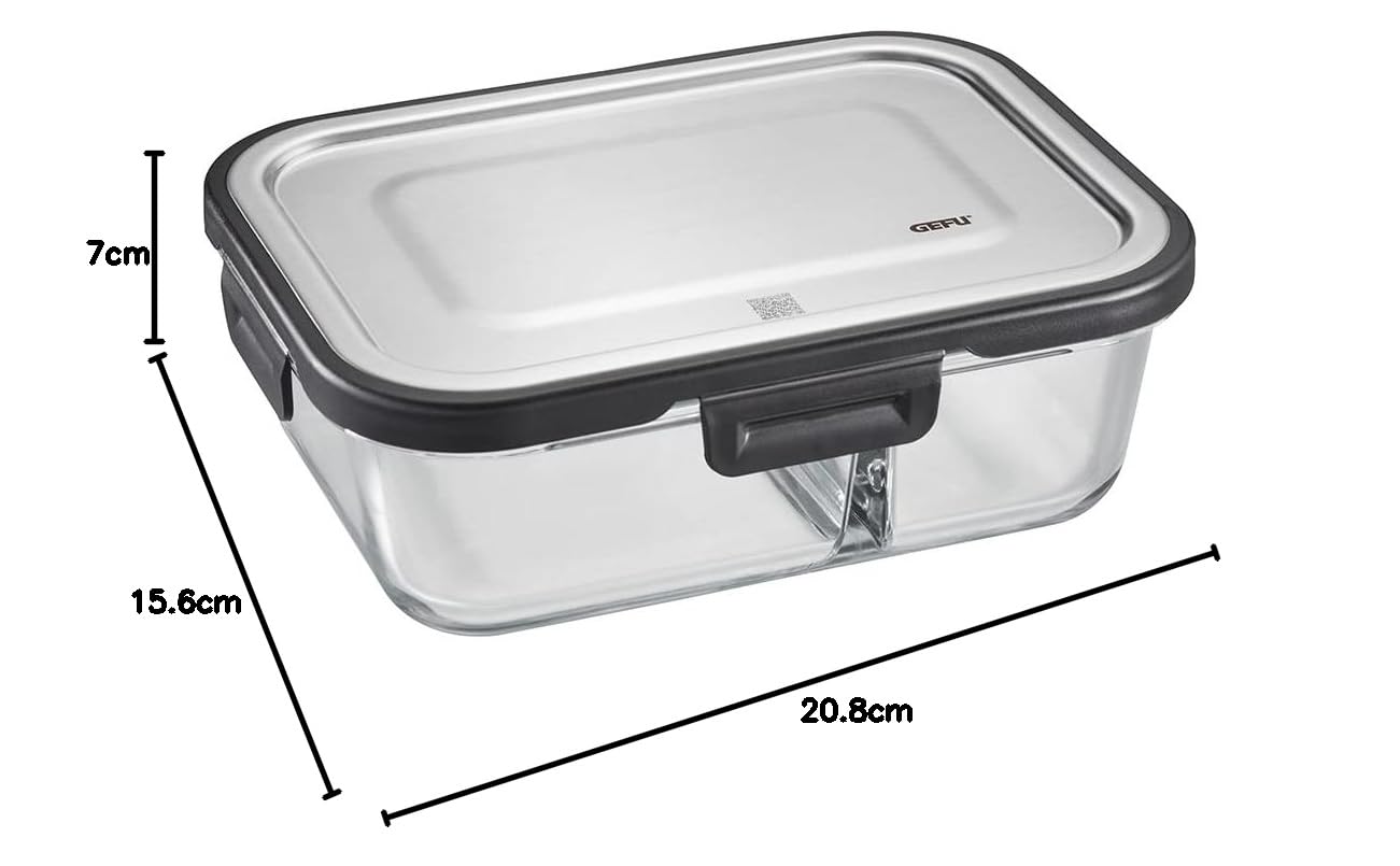 gefu-milo-frischhaltedose-klein-aus-borosilikatglas-smarte-lunchbox-mit-app-vorr image 5