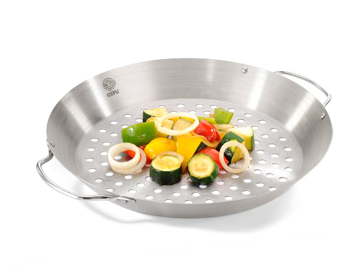 gefu-h-hnchengriller-gem-se-wok-bbq-edelstahlhalter-f-r-grill-ofen-mit-aromabeh- image 2
