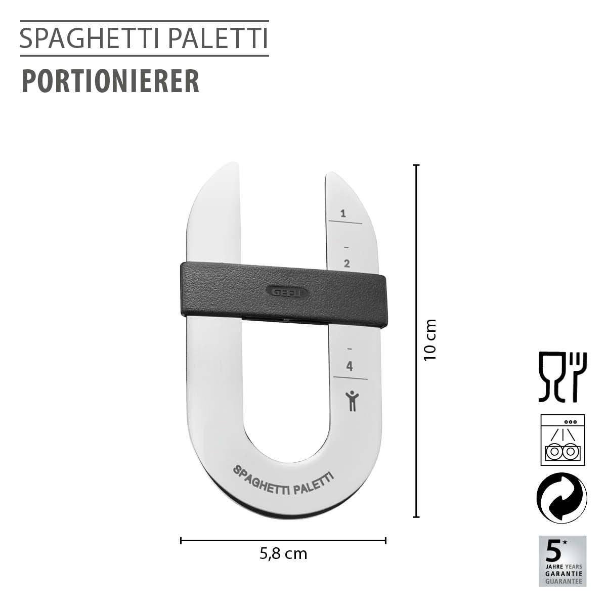 gefu-spaghetti-paletti-portionierer-pr-ziser-edelstahl-regler-f-r-1-4-portionen image 2