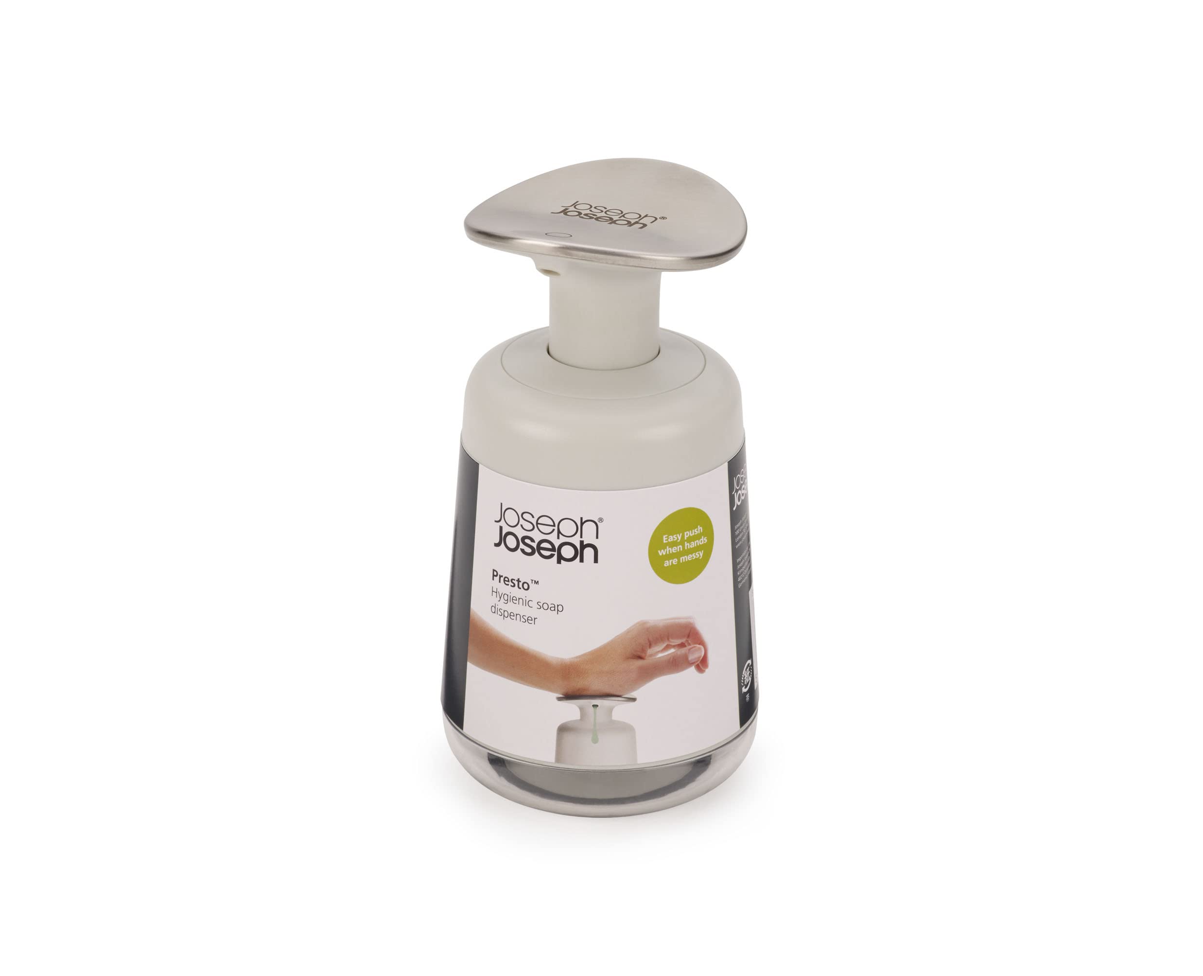 joseph-joseph-presto-hygienischer-seifenspender-light-stone-sage-einheitsgr-e image 6