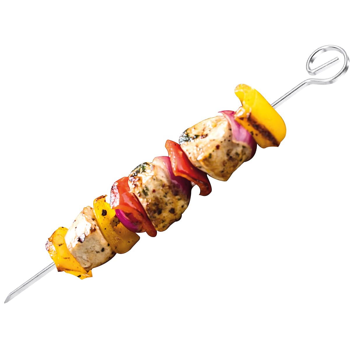 gefu-schaschlikspie-e-piccante-4-st-ck-flache-edelstahlspie-e-23-cm-verdrehsiche image 2