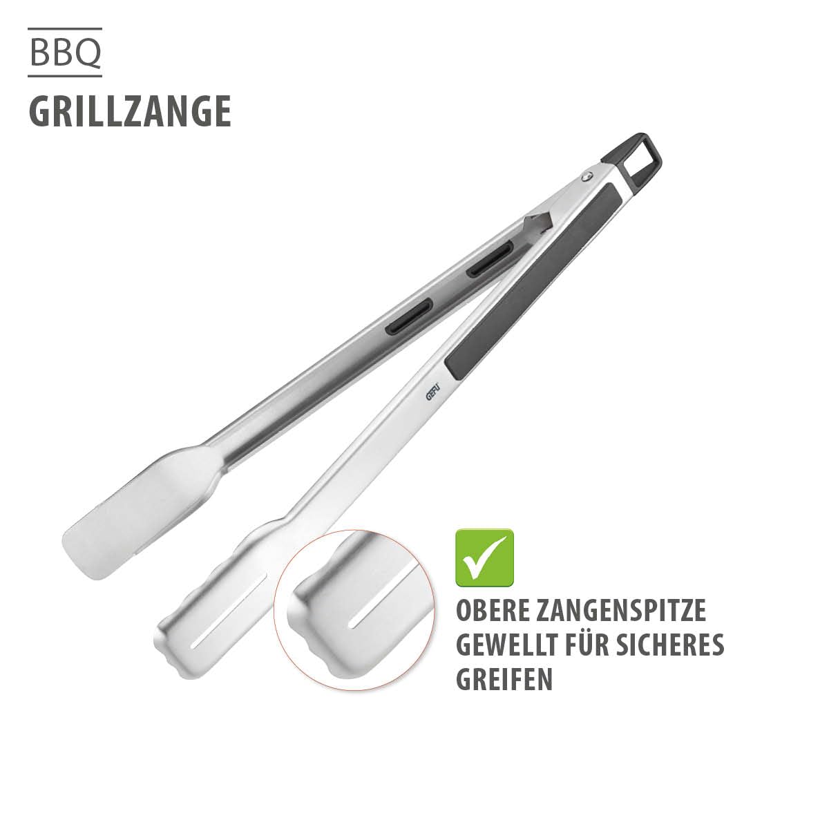 gefu-grillzange-bbq-edelstahl-grillzange-42-5-cm-mit-antirutsch-griff-fettablauf image 7