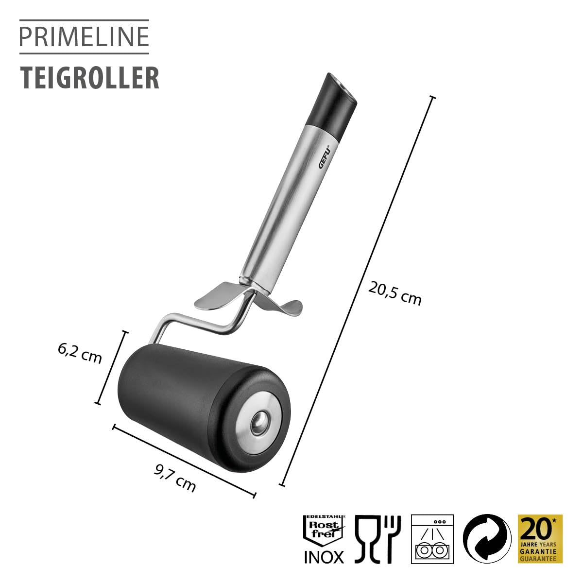gefu-primeline-teigroller-konischer-teigroller-f-r-runde-und-eckige-backformen image 2