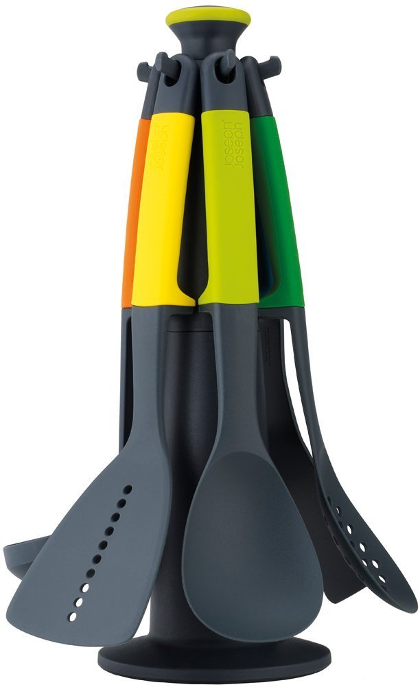 joseph-joseph-elevate-6-teiliges-k-chenutensilien-set-mit-drehbarem-st-nder-mehr image 1
