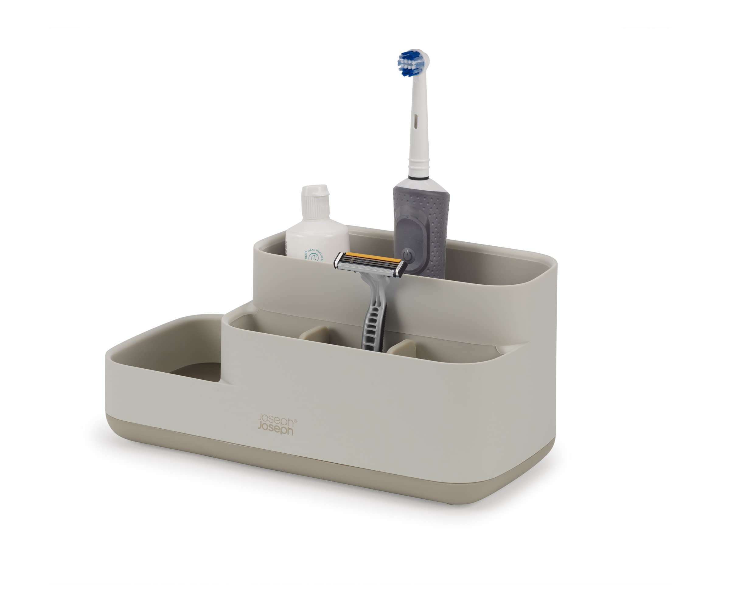joseph-joseph-easystore-badezimmer-aufbewahrungsbeh-lter-f-r-zubeh-r-grau-wei image 6