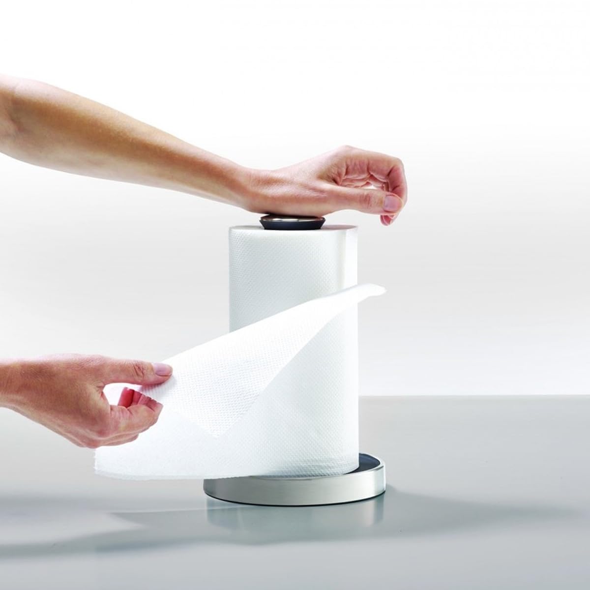 joseph-joseph-push-and-tear-k-chenrollenhalter-zum-einfachen-abrei-en-dunkelgrau image 3