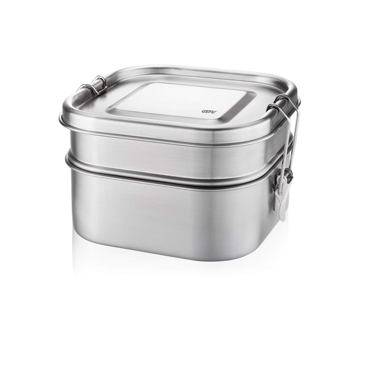 gefu-lunchbox-endure-doppelst-ckig-retro-design-2-etagen-sp-lmaschinengeeignet image 2