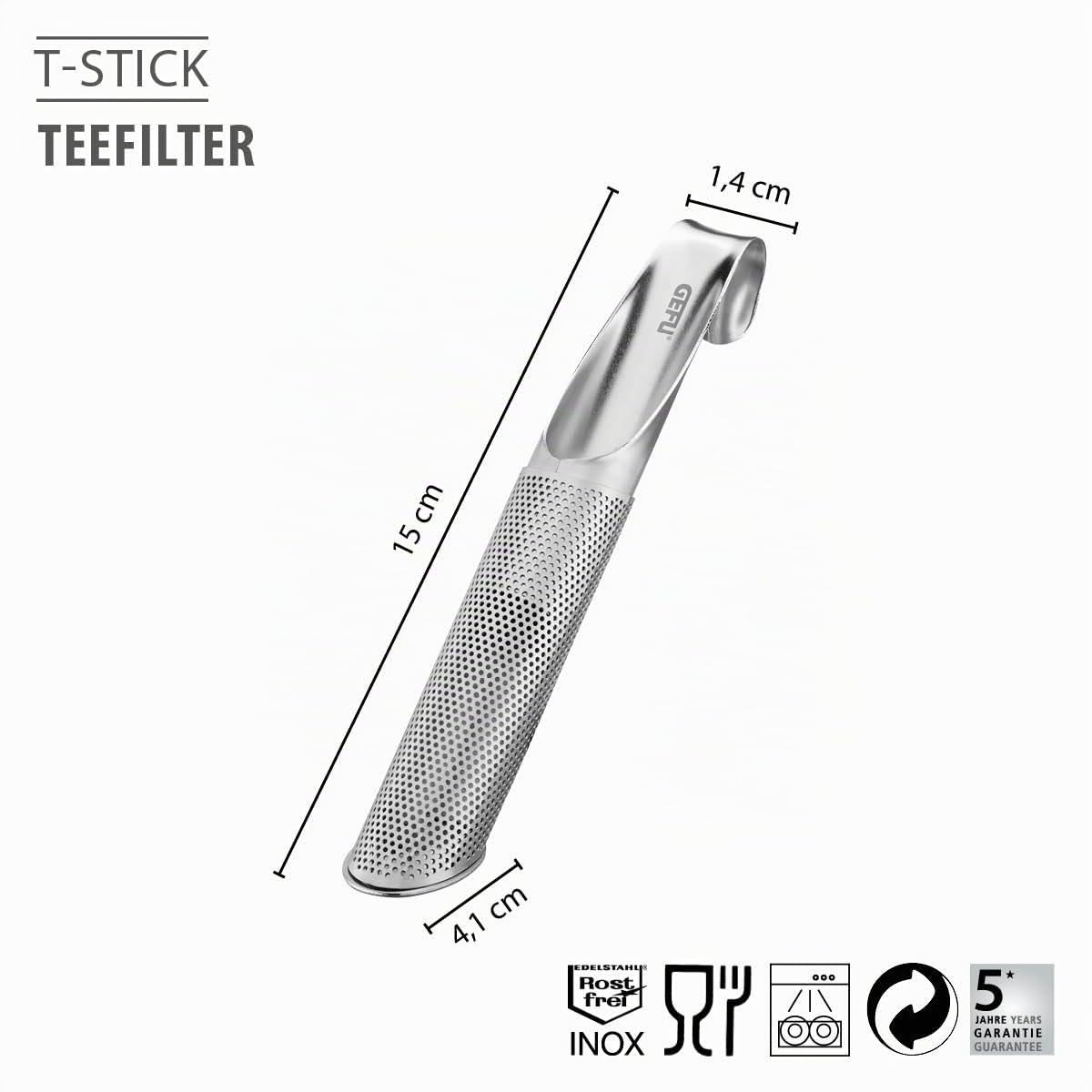 gefu-t-stick-teefilter-hochschiebbares-sieb-f-r-losen-tee-kr-uter-und-gew-rze image 2