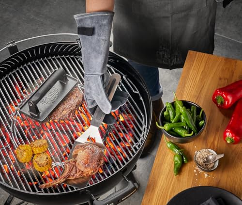 gefu-grillhandschuhe-bbq-aus-veloursleder-hitzebest-ndig-bis-350-c-universalgr-e image 4