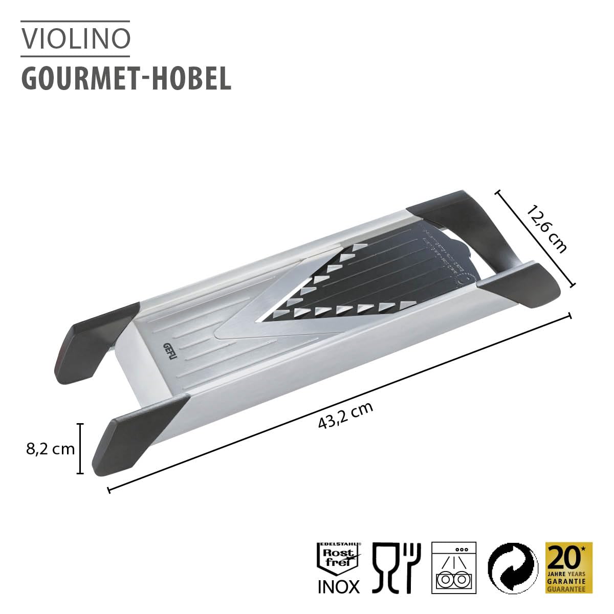 gefu-violino-gem-seschneider-mit-3-schneidefl-chen-verstellbar-1-5mm image 2
