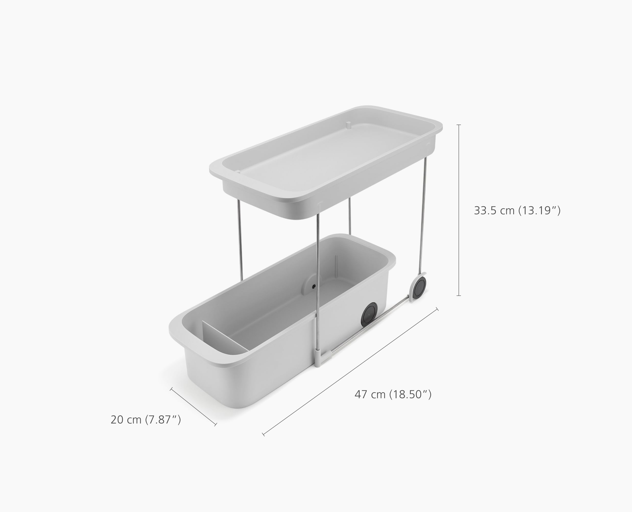 joseph-joseph-cupboardstore-2-stufiger-k-chenwagen-mit-rollen-leicht-zug-nglich- image 4