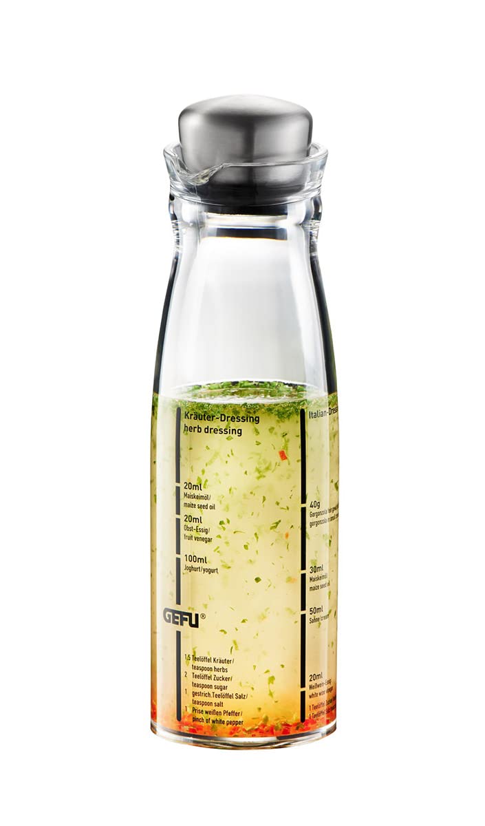 gefu-dressing-shaker-mixo-250-ml-mit-rezeptskala-ausgie-nase-edelstahlverschluss image 1