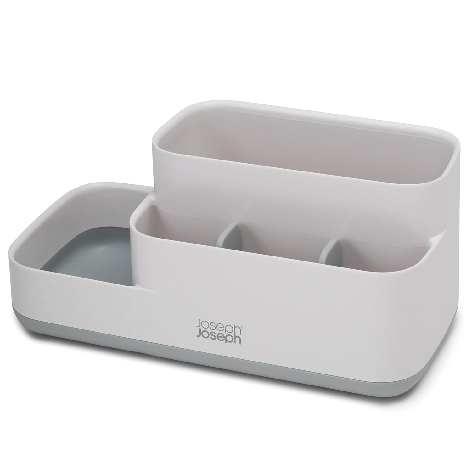 joseph-joseph-easystore-badezimmer-aufbewahrungsbeh-lter-f-r-zubeh-r-grau-wei image 2