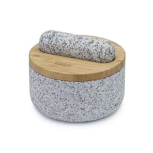 joseph-joseph-dash-granit-m-rser-und-st-el-15-5-cm-mit-bambusdeckel-schwerer-nat image 6