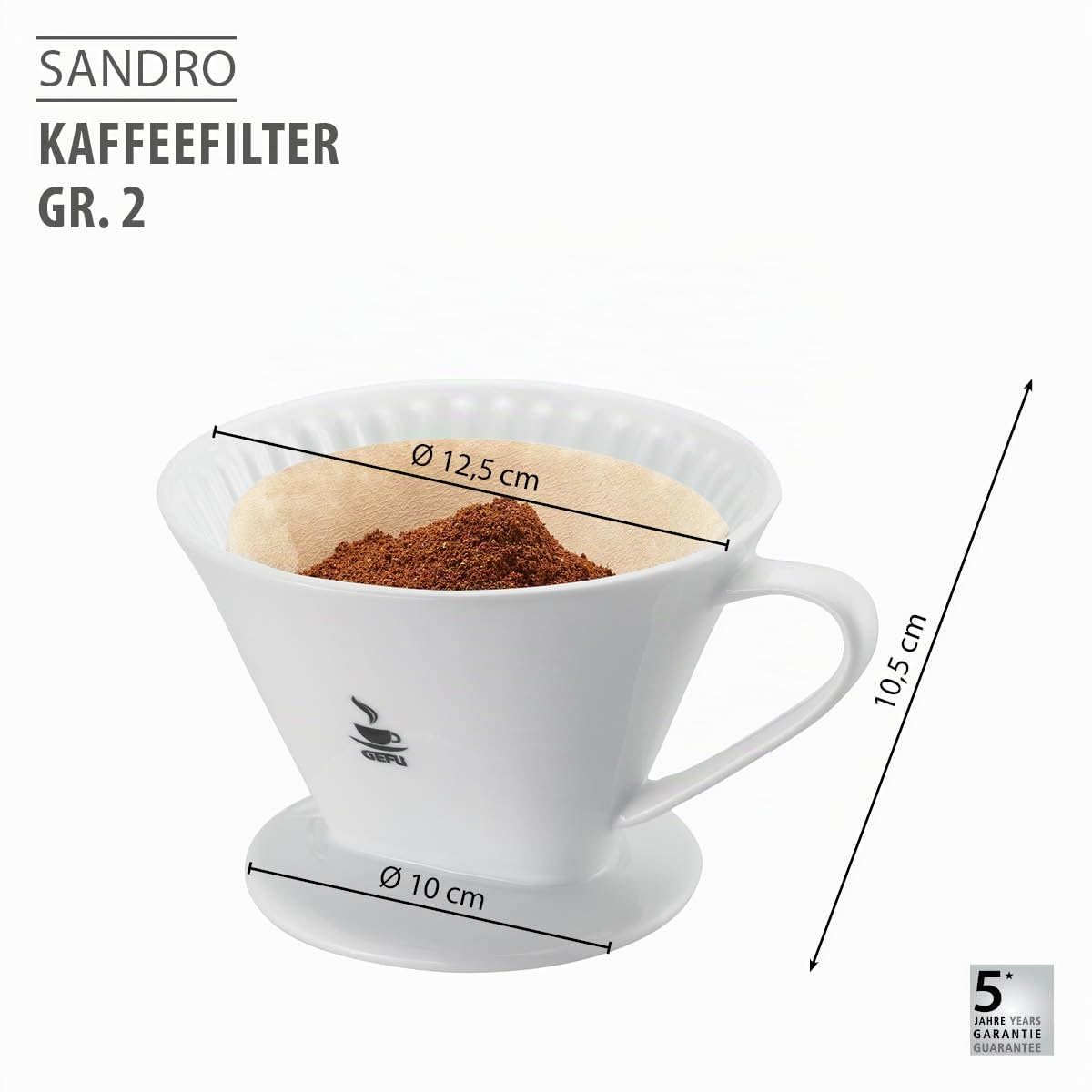 gefu-porzellan-kaffeefilter-sandro-gr-2-f-r-handbr-hkaffee image 3