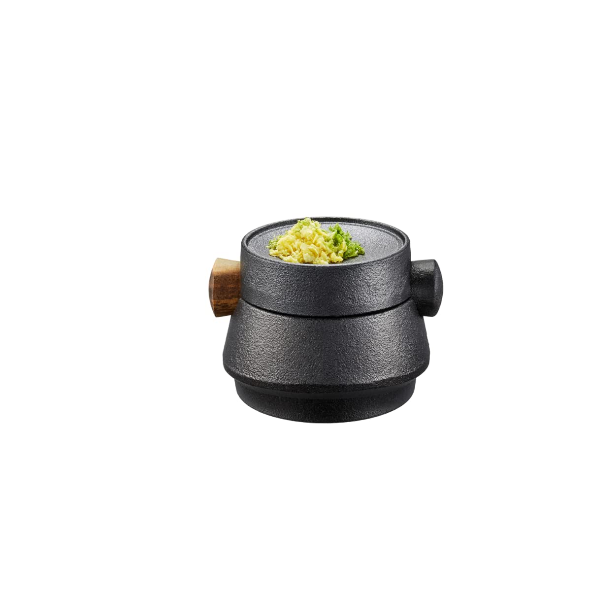 gefu-spicetower-x-plosion-gusseisen-set-mit-turmreibe-fein-grob-deckel-als-schal image 2