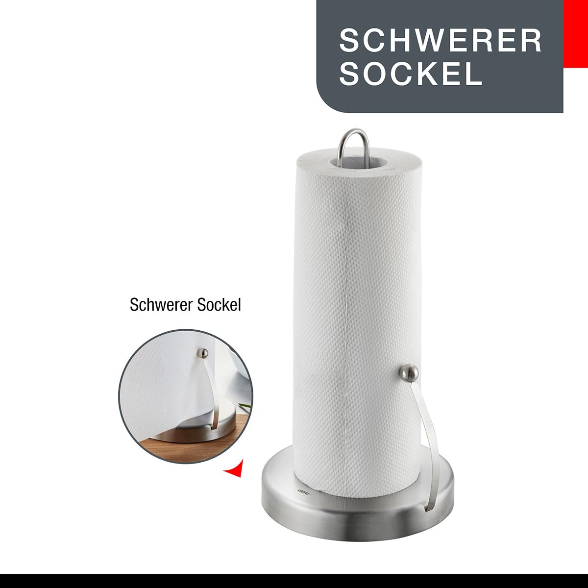gefu-k-chenrollenhalter-spenso-edelstahl-mit-haltefeder image 4