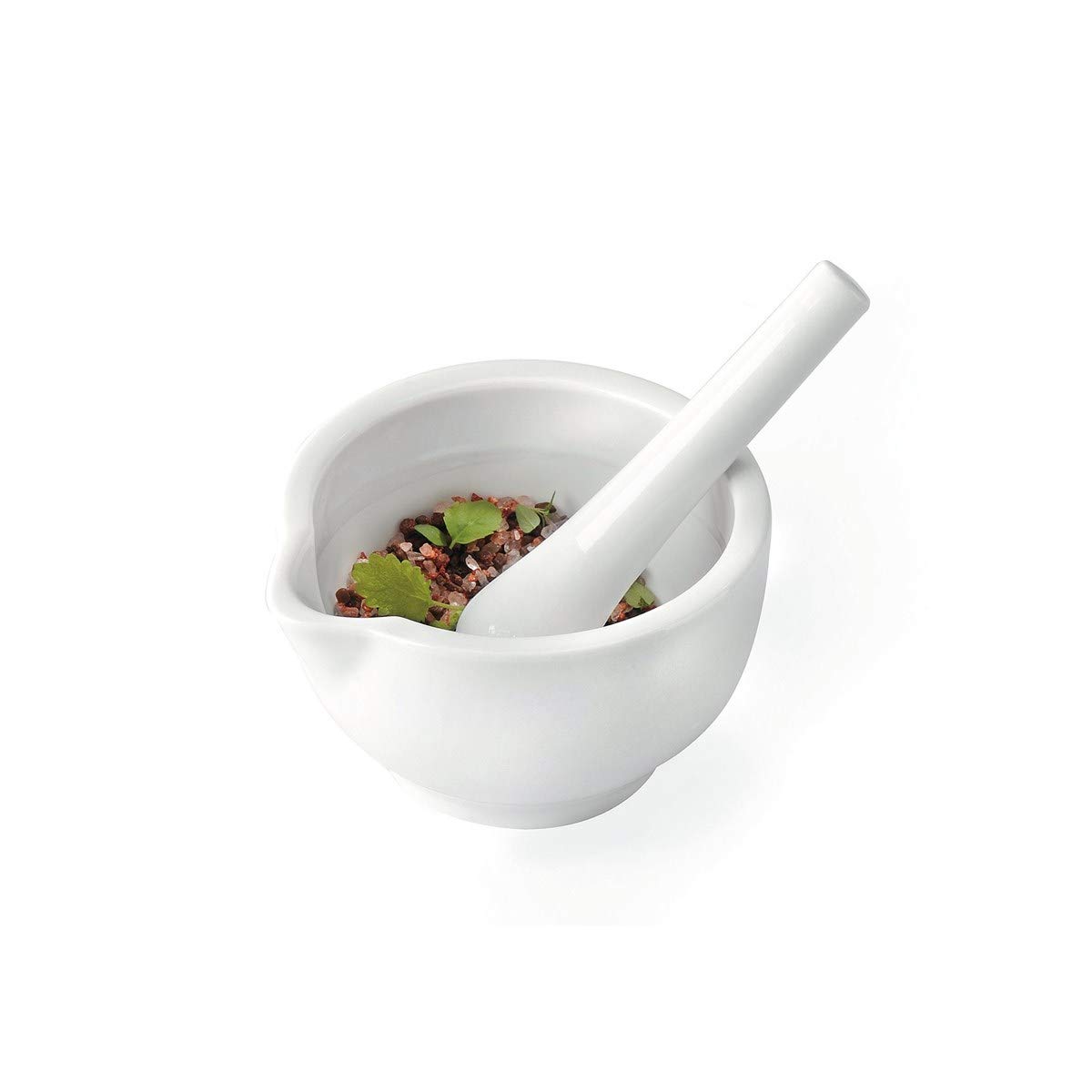 gefu-macino-porzellan-m-rser-mit-st-el-10-cm-aufgeraute-oberfl-che-ausgie-nase image 1