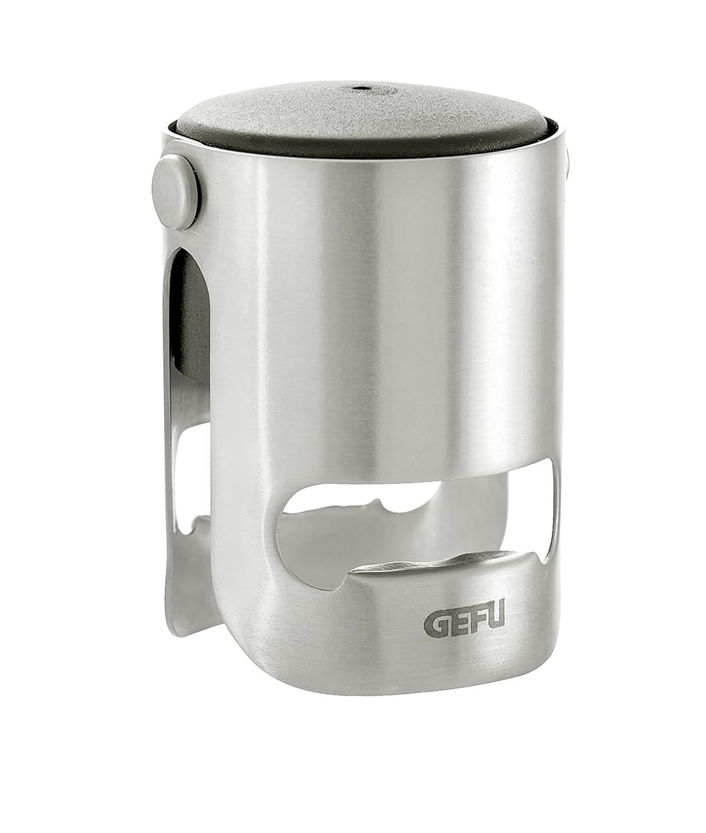 gefu-sparky-sektflaschenverschluss-aus-edelstahl-luftdicht-f-r-sekt-prosecco-cha image 1
