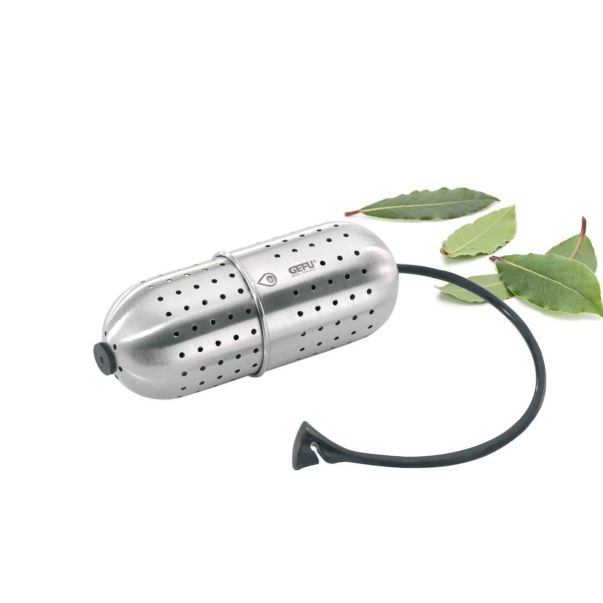 gefu-gew-rzsieb-gusto-edelstahl-silikon-kette-zum-mitkochen-sp-lmaschinengeeigne image 1