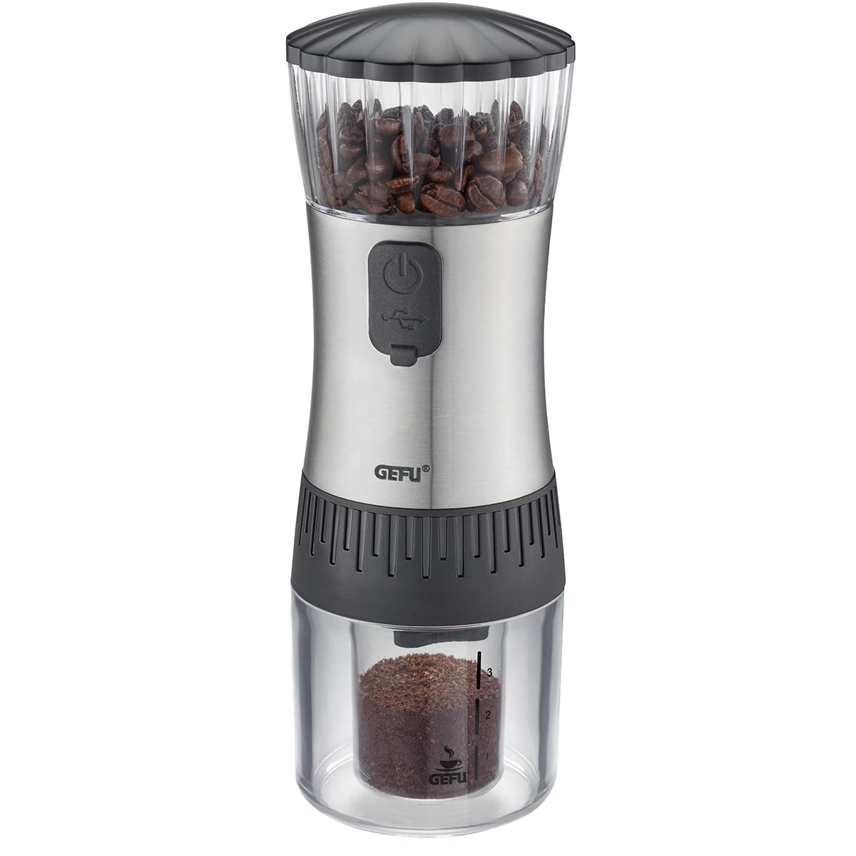 gefu-polve-elektrische-kaffeem-hle-mit-akku-usb-ladung-keramik-kegelmahlwerk-70g image 1