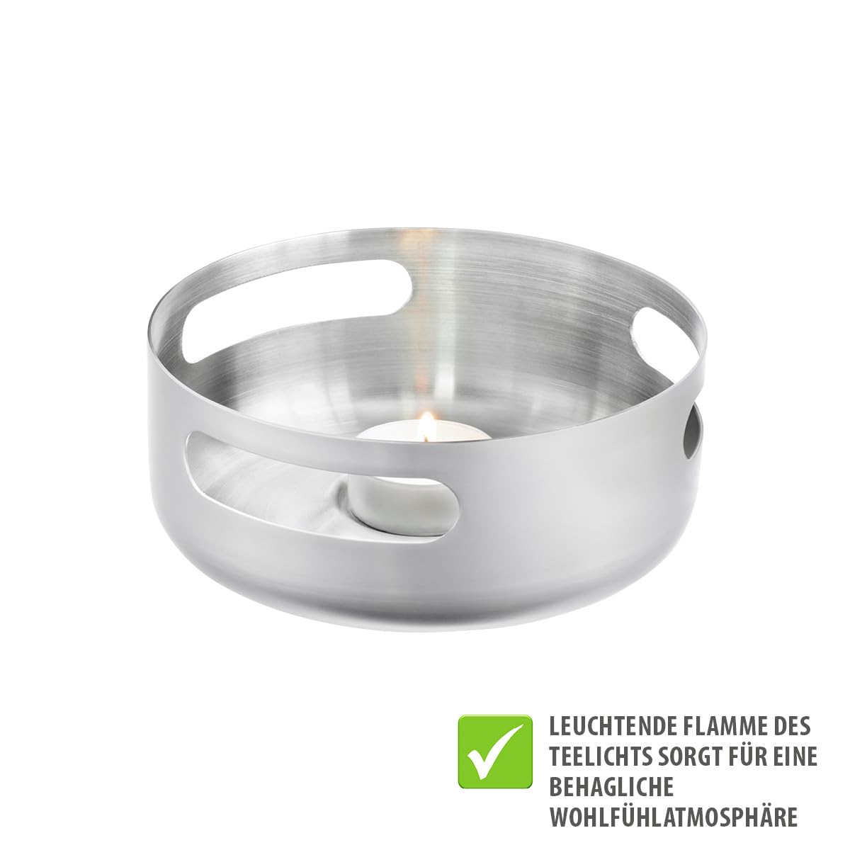 gefu-st-vchen-t-prep-edelstahl-teew-rmer-f-r-tee-kaffee-speisen-teelichtbetrieb image 8