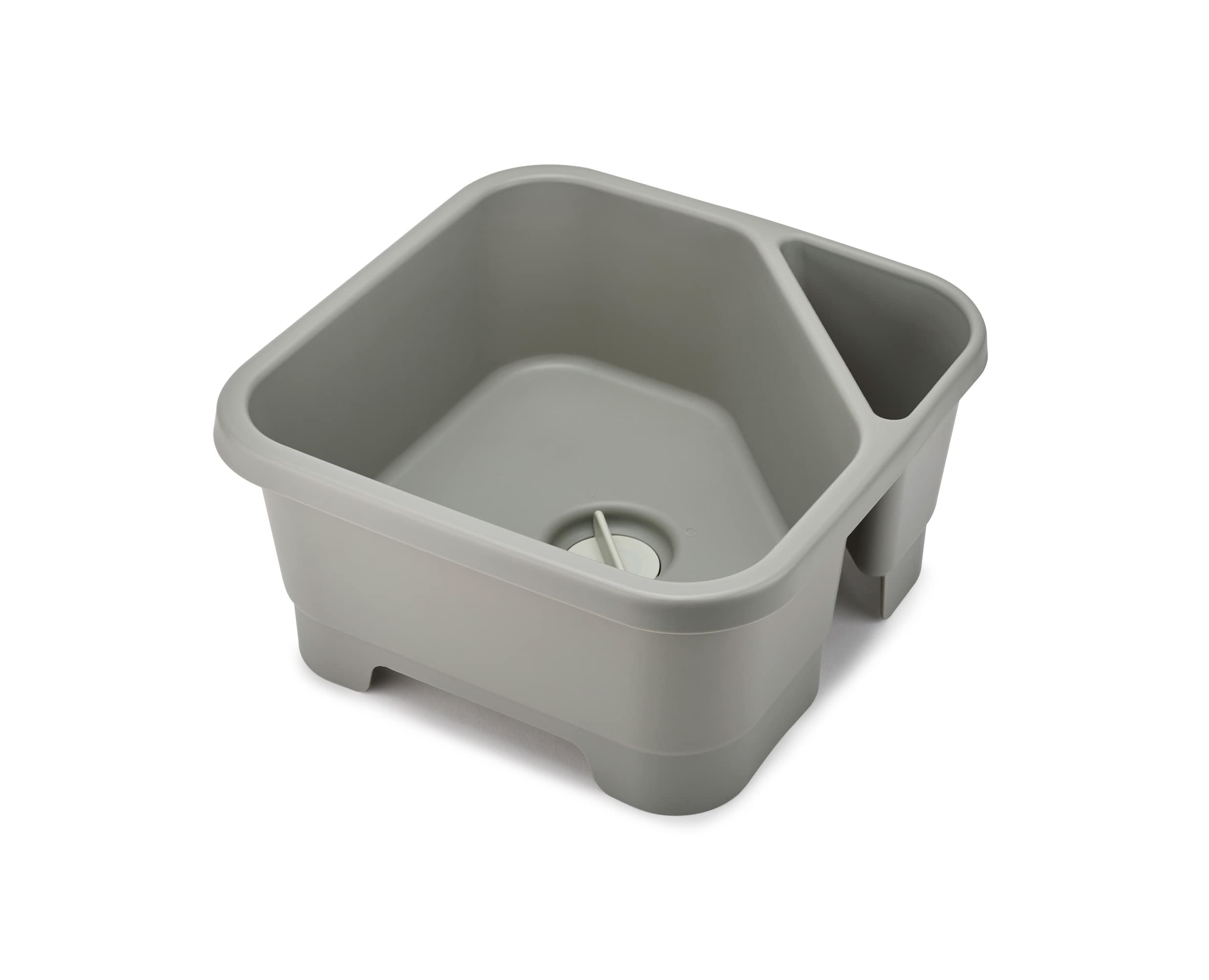 joseph-joseph-duo-quadratische-sp-lsch-ssel-mit-integriertem-abfluss-grau image 2