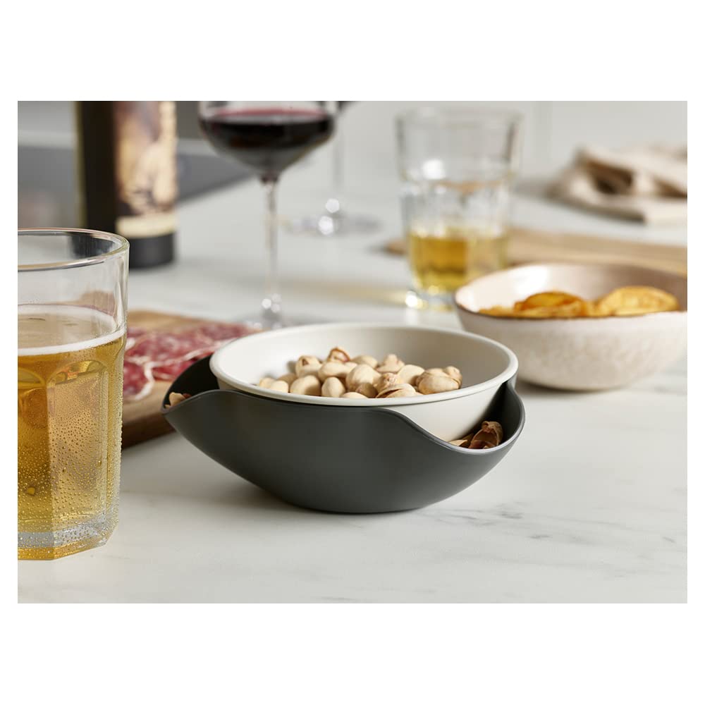 joseph-joseph-double-dish-servierschale-f-r-oliven-n-sse-grau-pistazie image 8