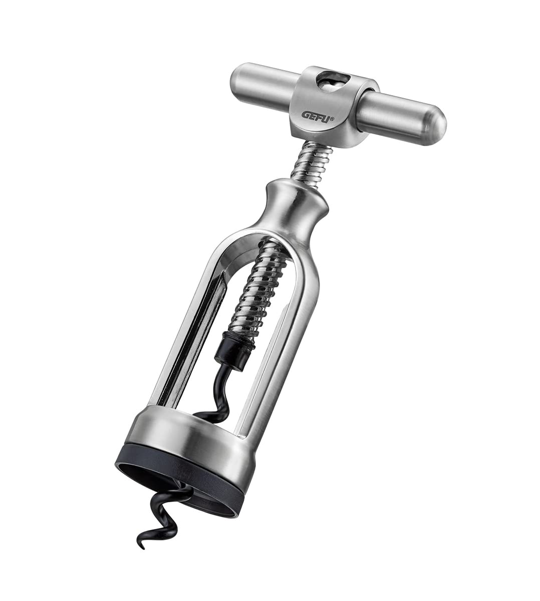 gefu-glockenkorkenzieher-degusto-automatischer-wein-ffner-mit-teflon-spindel image 1
