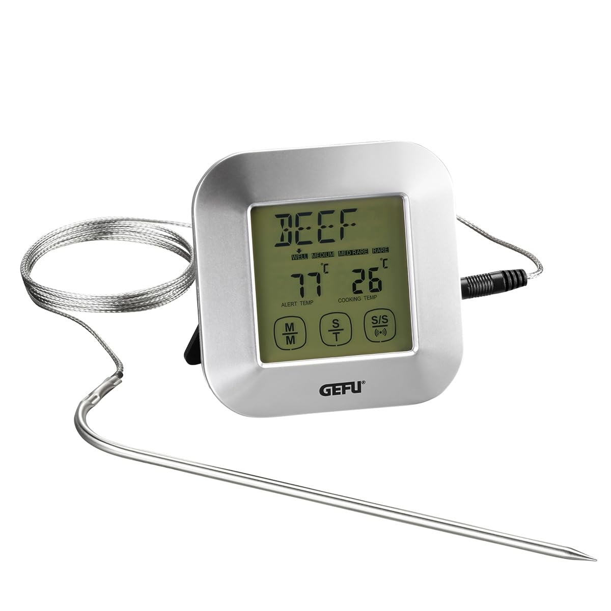 gefu-digitales-bratenthermometer-punto-mit-touchscreen-timer-alarm-f-r-grill-ofe image 1
