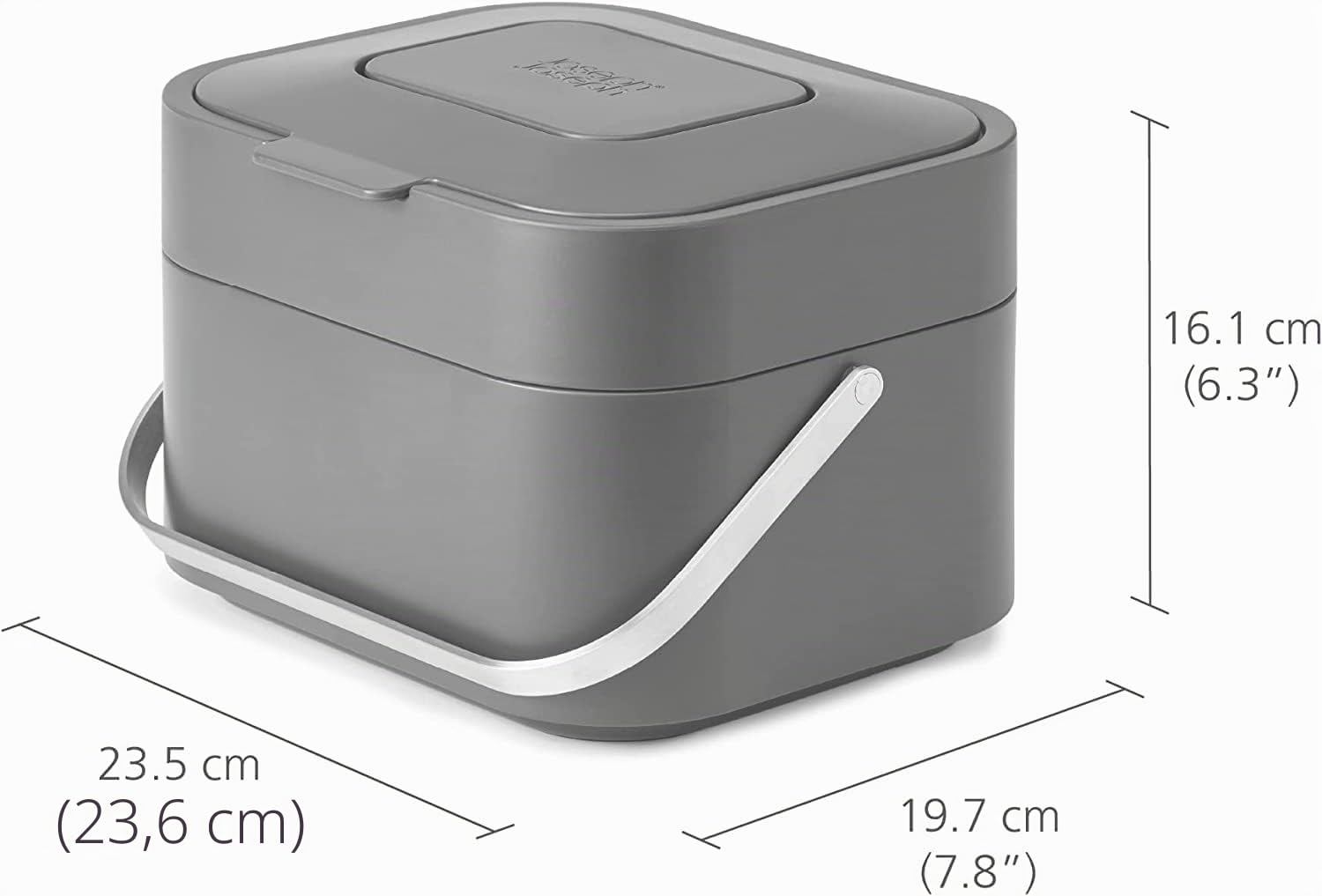 joseph-joseph-stack-4-komposteimer-k-che-4l-mit-geruchsfilter-graphit image 3