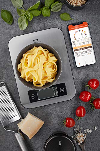 gefu-score-k-chenwaage-mit-n-hrwertanalyse-app-1-g-5-kg-edelstahl image 8