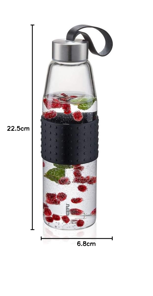 gefu-trinkflasche-olimpio-500-ml-borosilikatglasflasche-f-r-hei-und-kaltgetr-nke image 3
