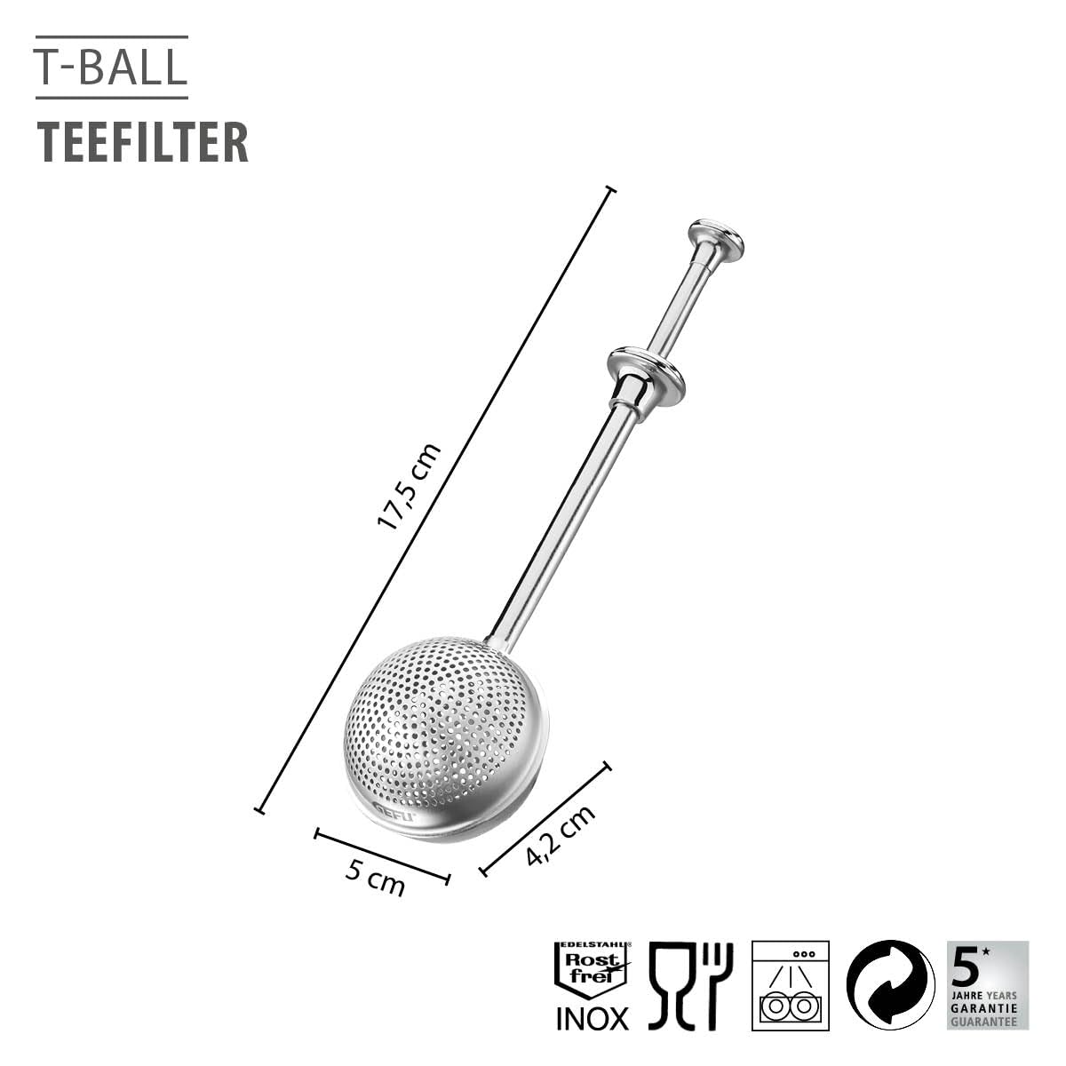 gefu-t-ball-teefilter-kugelfilter-mit-messl-ffel-funktion-und-feinlochung image 2