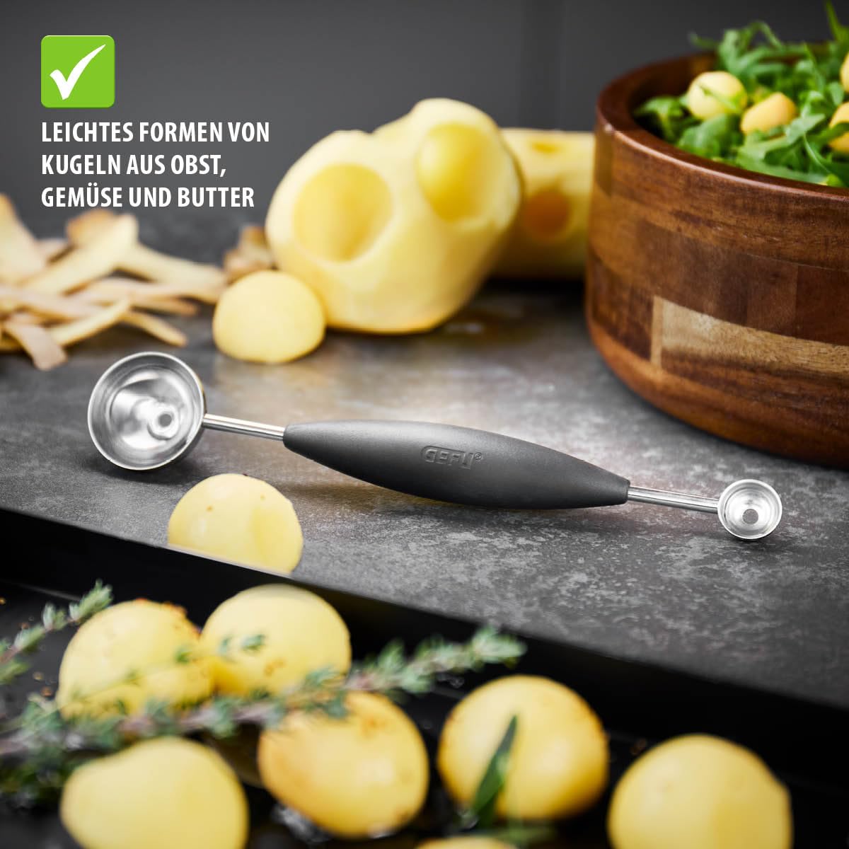 gefu-kugelausstecher-bolino-doppel-ausstecher-15-30-mm-edelstahl-mit-ergonomisch image 3