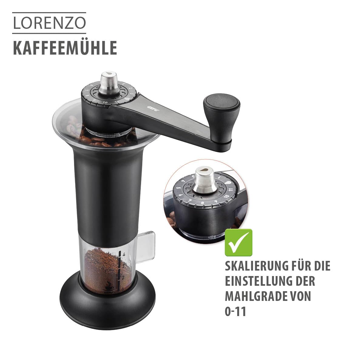gefu-lorenzo-kaffeem-hle-manuell-mit-11-mahlstufen-keramikmahlwerk-f-r-espresso- image 5
