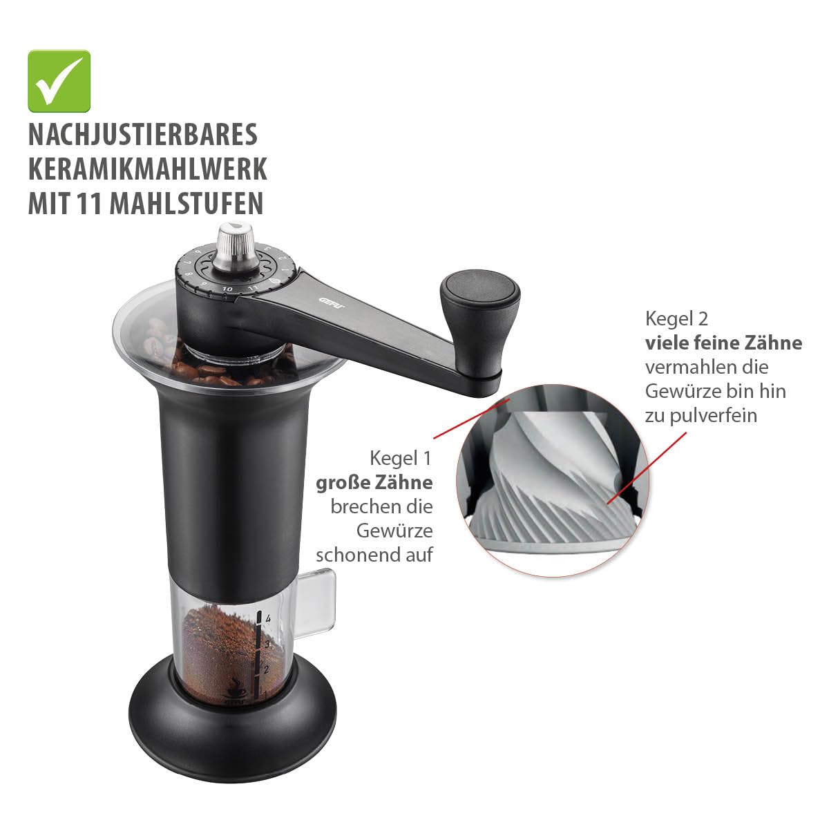 gefu-lorenzo-kaffeem-hle-manuell-mit-11-mahlstufen-keramikmahlwerk-f-r-espresso- image 4