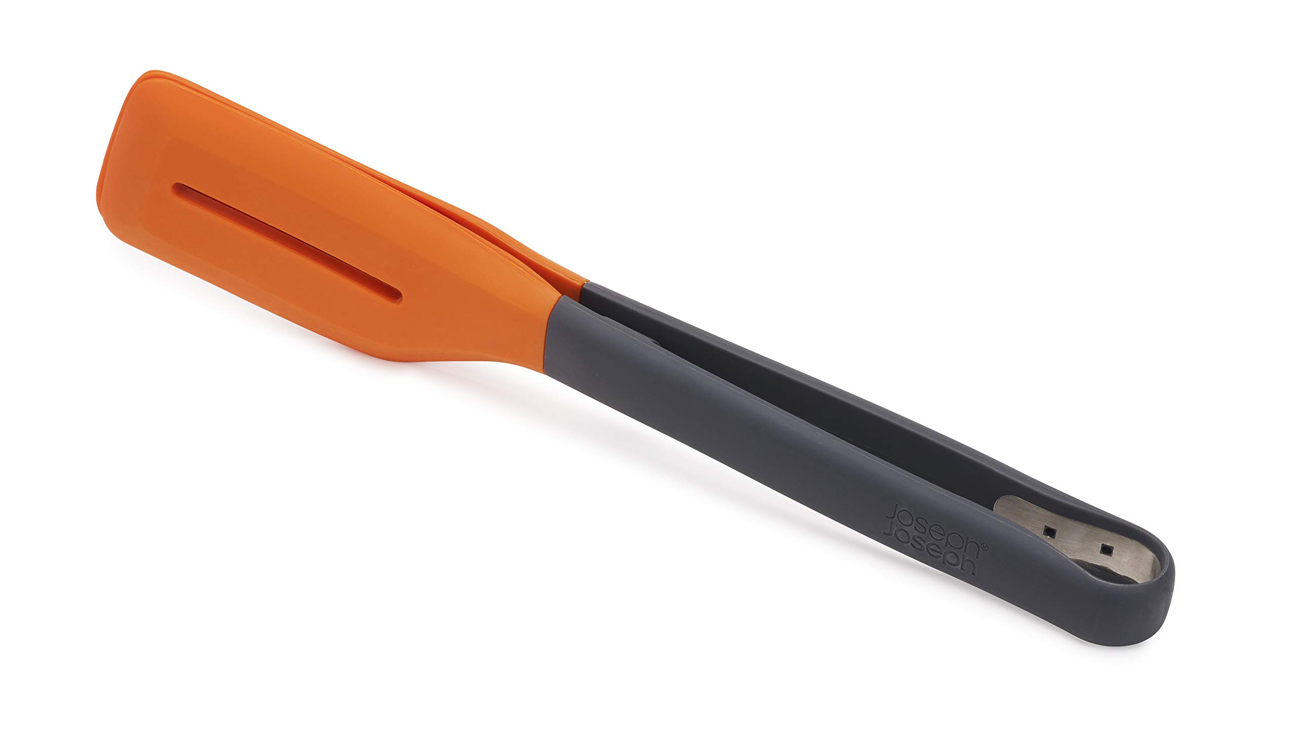 joseph-joseph-turner-tongs-pfannenwender-als-zange-dunkelgrau-orange image 1