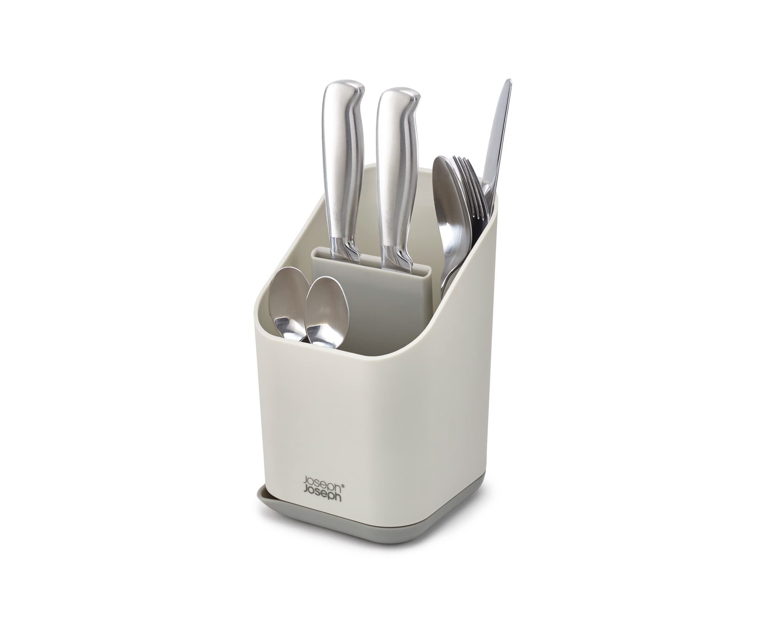 joseph-joseph-duo-besteckablage-f-r-die-k-chensp-le-mit-messerschlitz-grau image 1