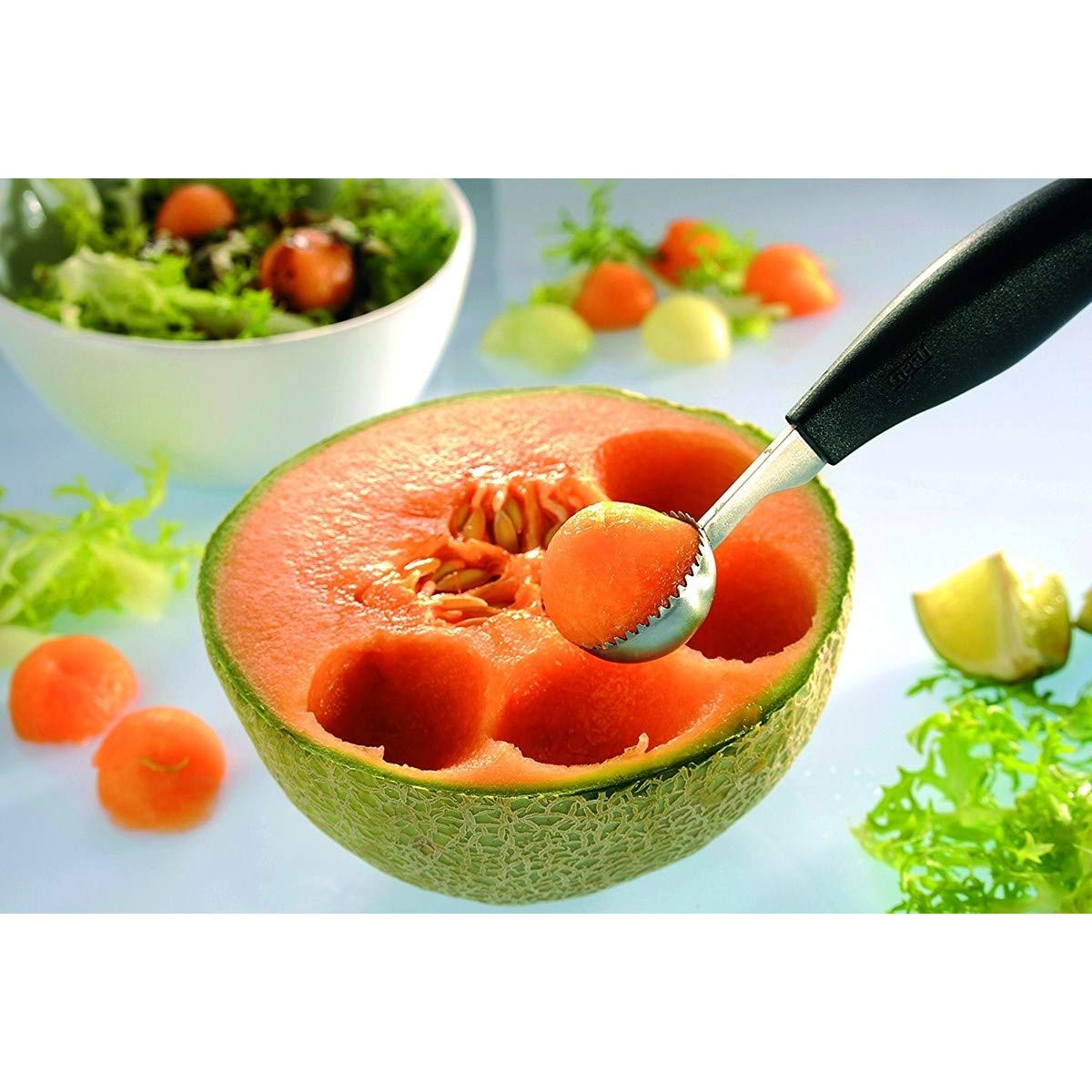 gefu-boceli-kugelausstecher-gro-3-cm-edelstahl-mit-zahnkranz-und-ergonomischem-g image 2