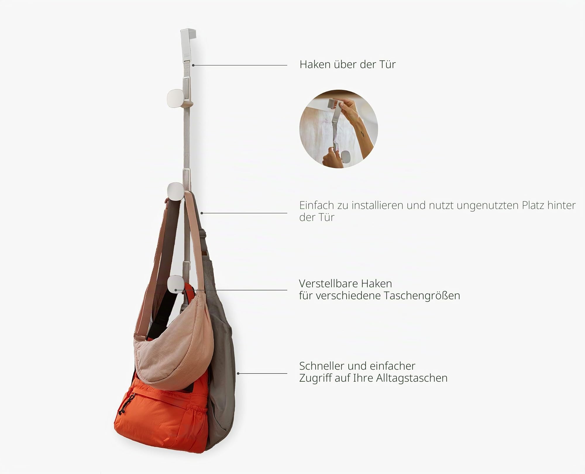 joseph-joseph-orderly-t-r-handtaschen-organizer-verstellbare-taschenaufbewahrung image 5
