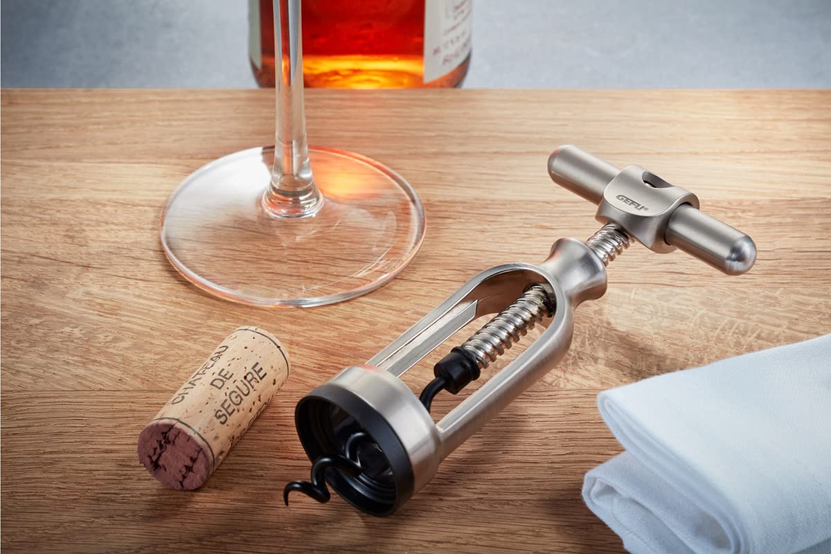 gefu-glockenkorkenzieher-degusto-automatischer-wein-ffner-mit-teflon-spindel image 2