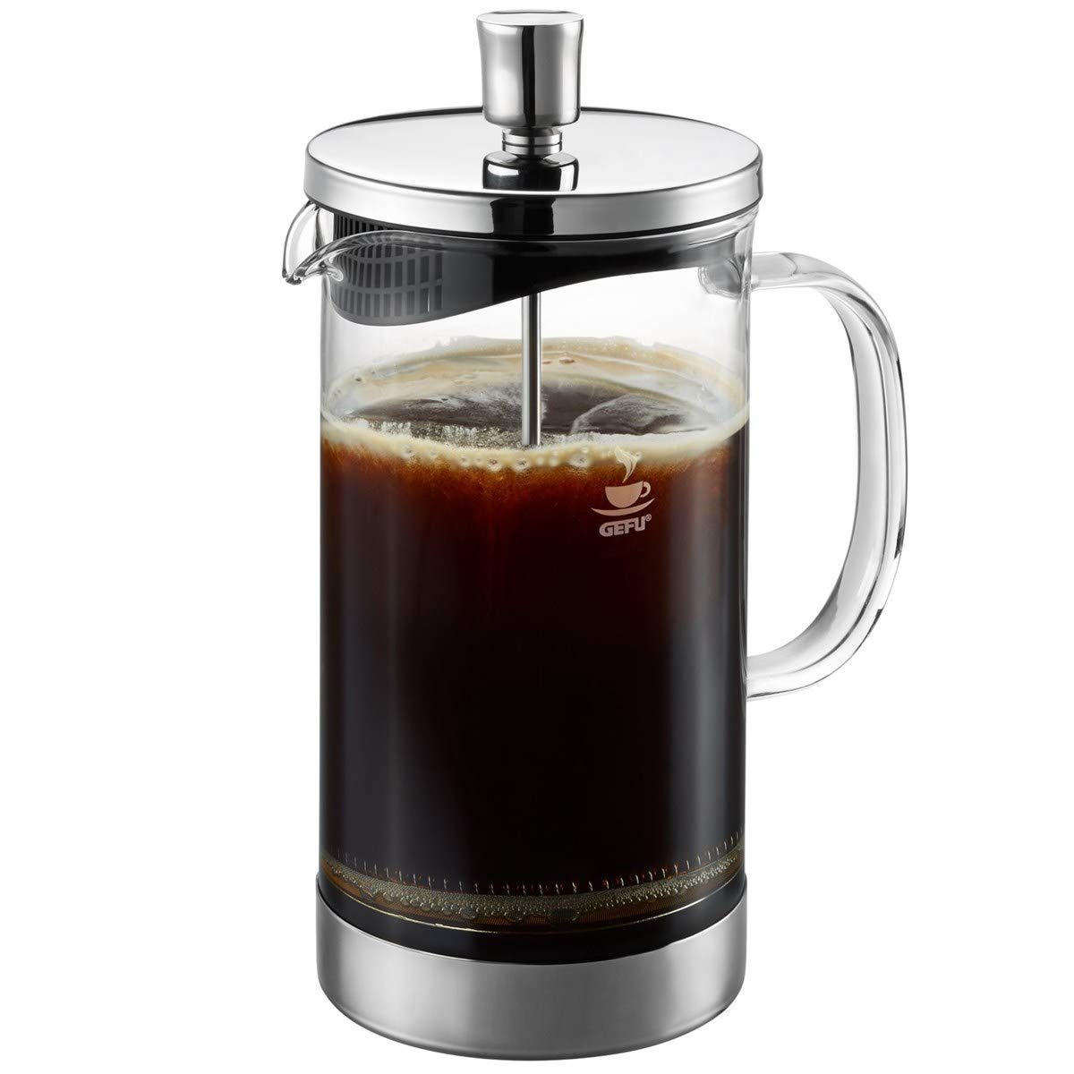 gefu-diego-kaffeebereiter-1000-ml-french-press-aus-borosilikatglas-edelstahl-f-r image 1