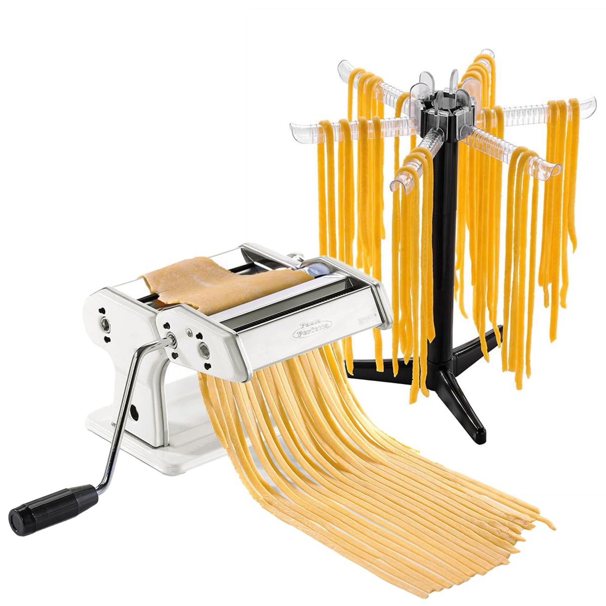 gefu-pastamaschine-pasta-perfetta-handbetriebene-nudelmaschine-mit-3-aufs-tzen image 2