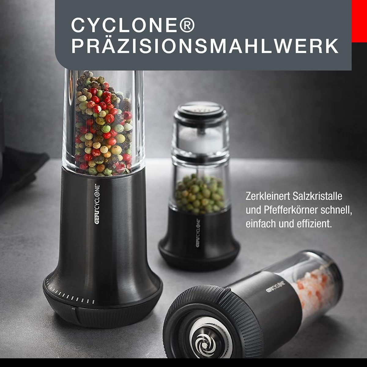 gefu-x-plosion-l-salz-und-pfefferm-hle-schwarz-mit-cyclone-keramikmahlwerk-16-fa image 3