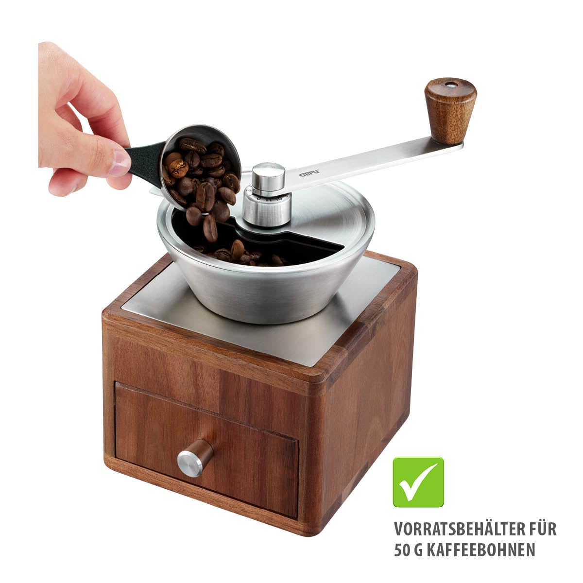 gefu-giro-kaffeem-hle-mit-11-stufigem-keramikmahlwerk-und-mahlgrad-skala image 6
