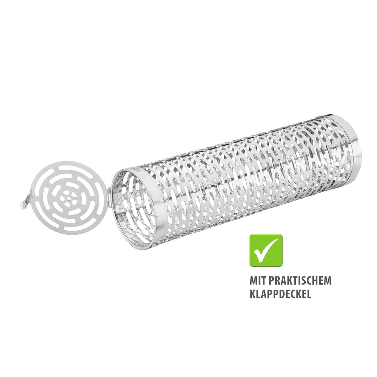 gefu-rollgrillkorb-deluxe-bbq-30-5-cm-edelstahl-grillkorb-mit-klappdeckel-f-r-ge image 4