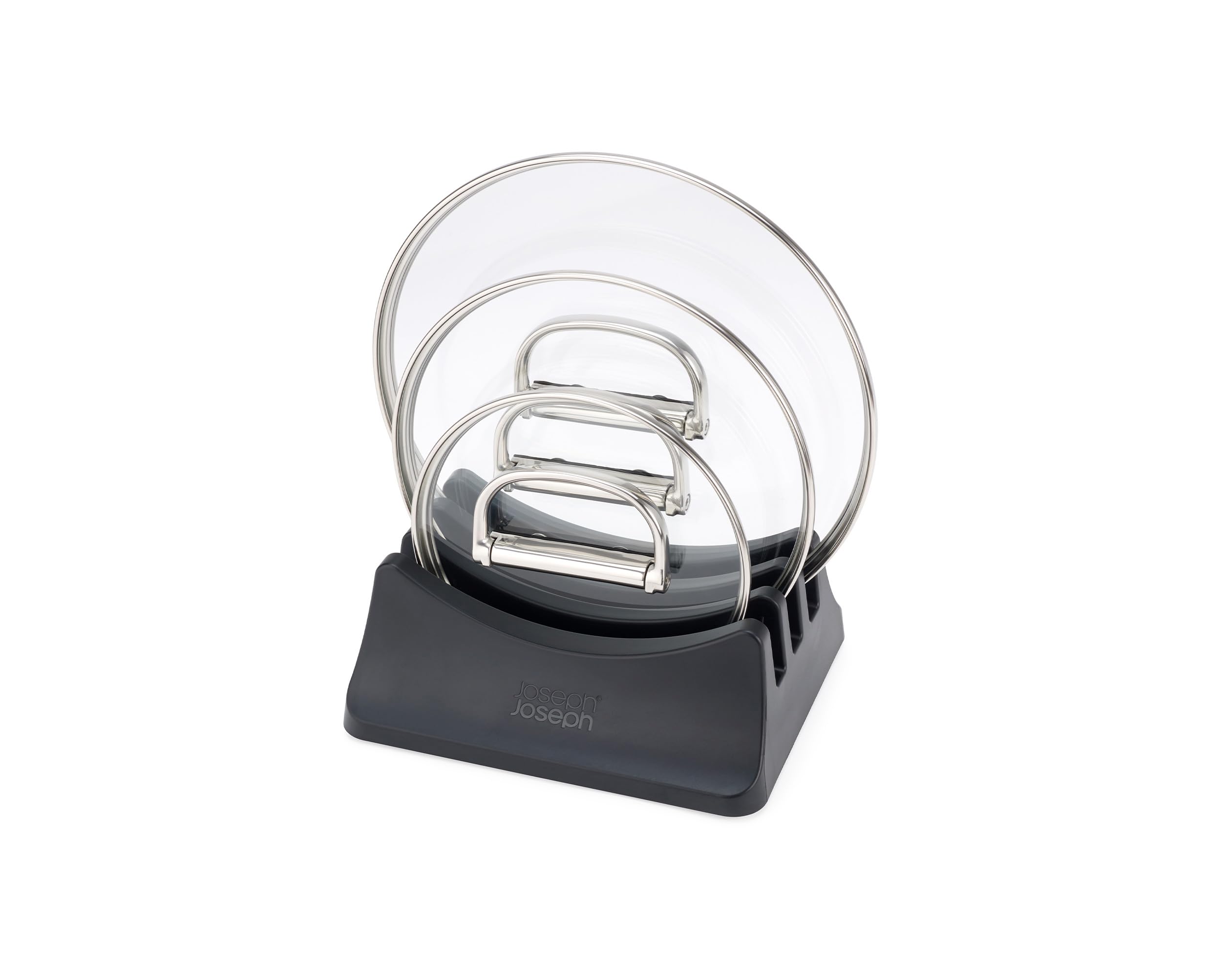 joseph-joseph-space-deckelhalter-f-r-3-topfdeckel-rutschfest-platzsparende-schra image 1