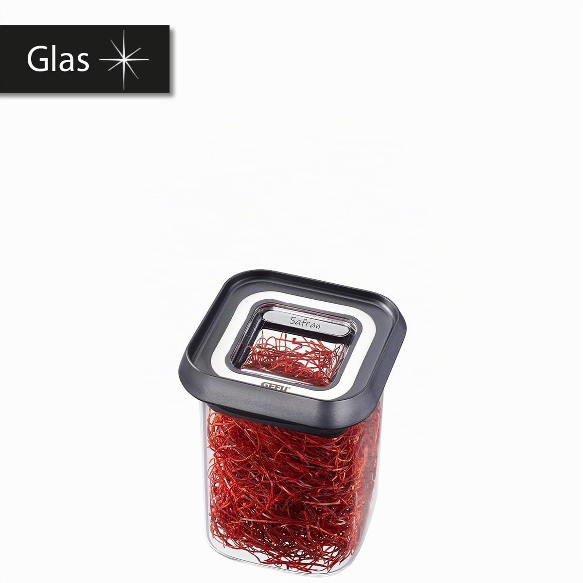 gefu-pantry-mini-vorratsdose-180-ml-luftdichte-glasdose-mit-aromadeckel-stapelba image 2